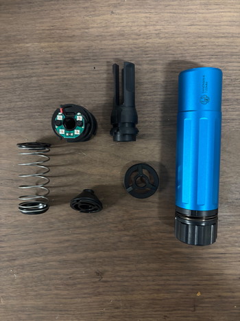 Imagen 2 de Dead Air Sandman-S Mock Suppressor TRACER Ver. Training Blue - PTS