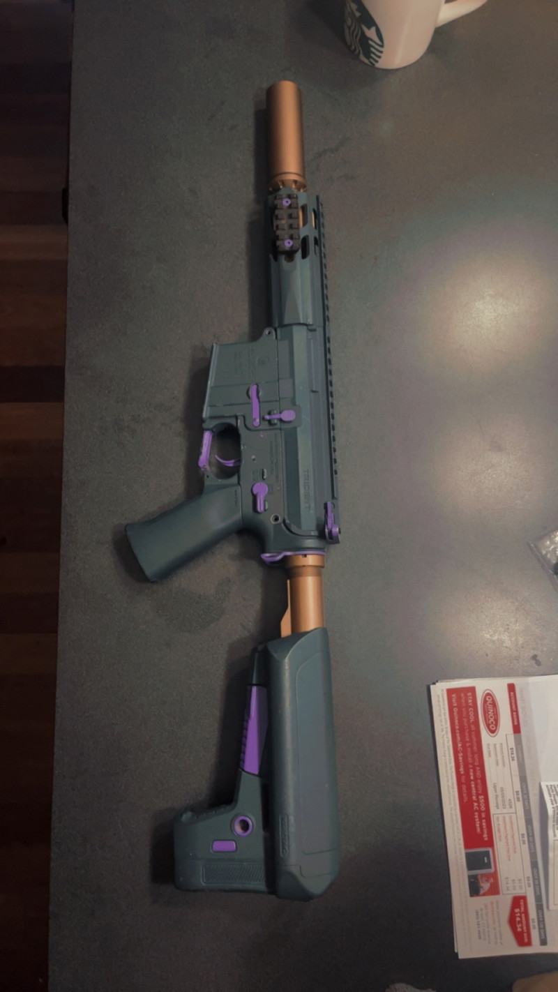 Image 1 for Custom krytac lvoa with stock and trident pdw upper