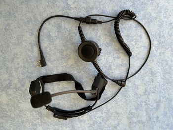Image 2 for Casque tactique militaire à conduction osseuse, casque pour Kenwood Baofeng Wouxun