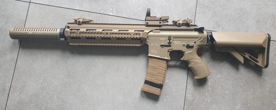 Image pour ics CXP  MMR carbine tan  met theta red dot