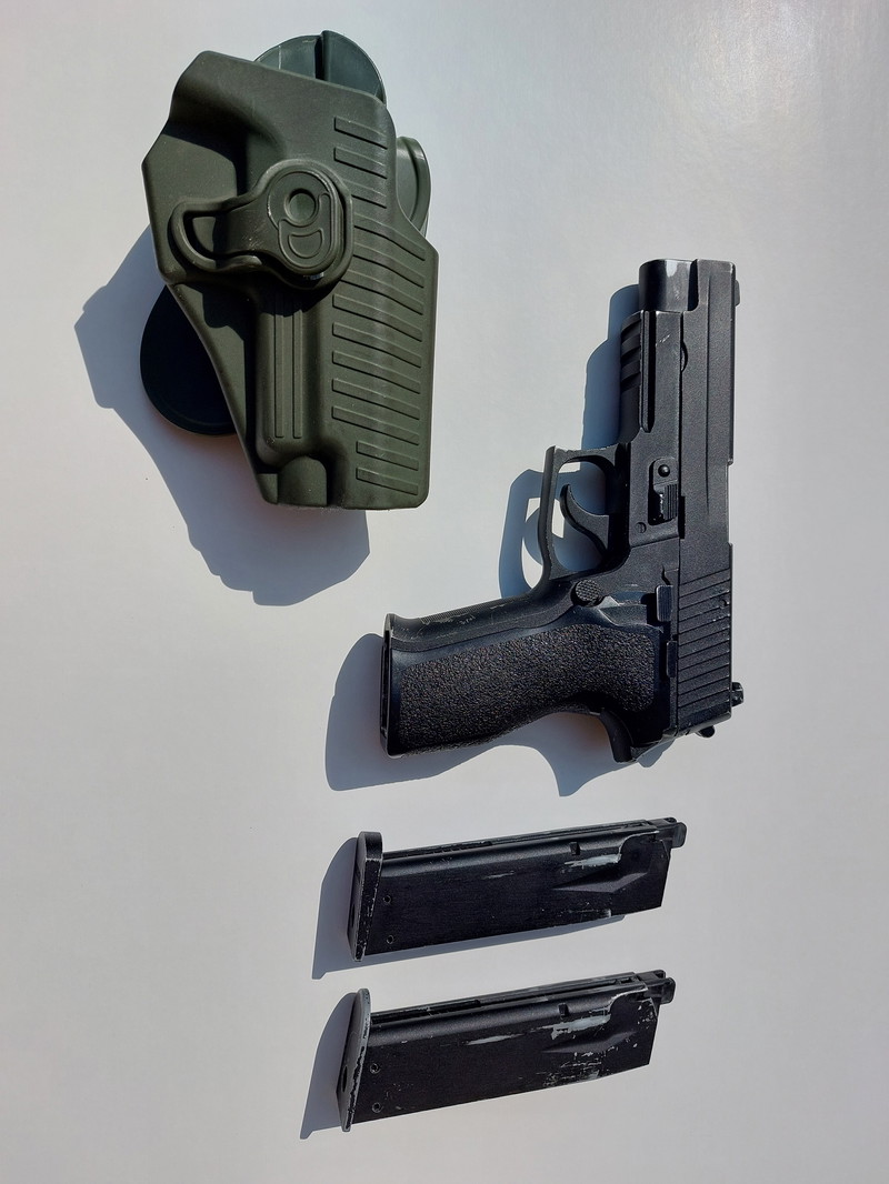 Bild 1 für P226 KJW + 2 magazine + holster