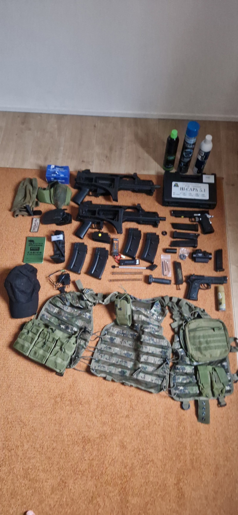 Afbeelding 1 van Set airsoft items