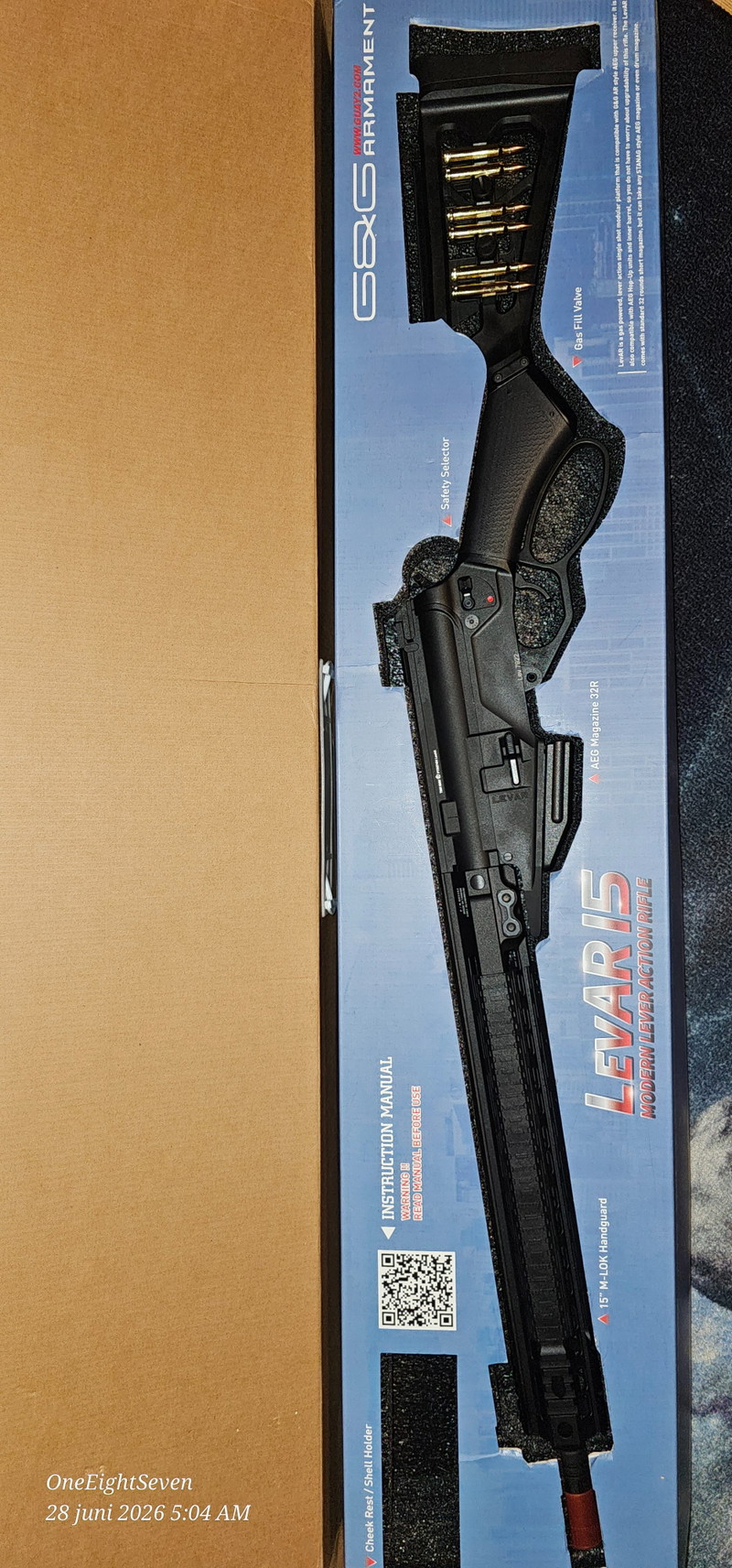Image 1 for (Lowerd price) G&G Levar 15 new in box 1 mag 18 rail cover segments