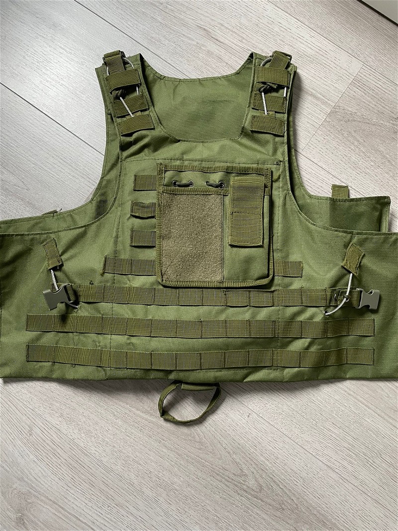 Image 1 for MOLLE Plate carrier (light green)