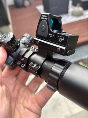 Bild 2 für Novritsch Scope 3-9x50 met Offset Red Dot Mount & RMR Style Red Dot