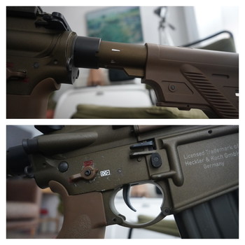 Afbeelding 3 van VFC HK416 A5 Bronze RAL 8000 FDE - upgraded