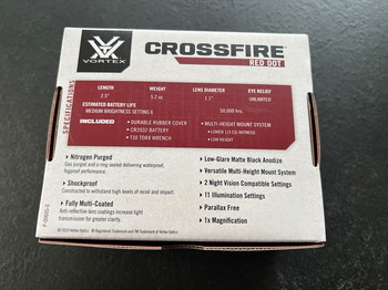 Imagen 5 de Vortex crossfire red dot compleet met lens beschermkapje