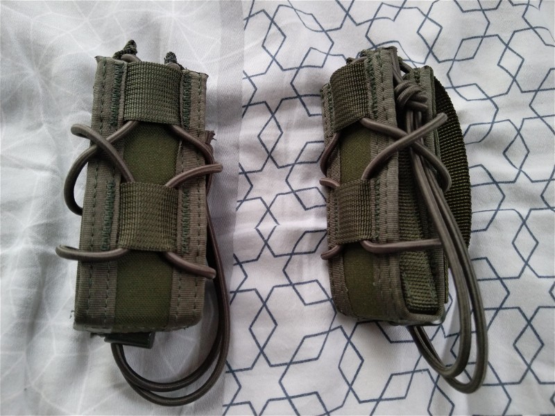 Image 1 pour Warrior Assault Systems Single Quick Pistol Mag Pouch OD Green