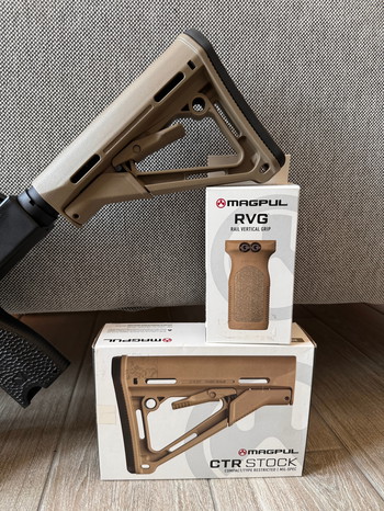 Bild 3 für Magpul CTR Carbine Stock FDE + MOE RVG FDE