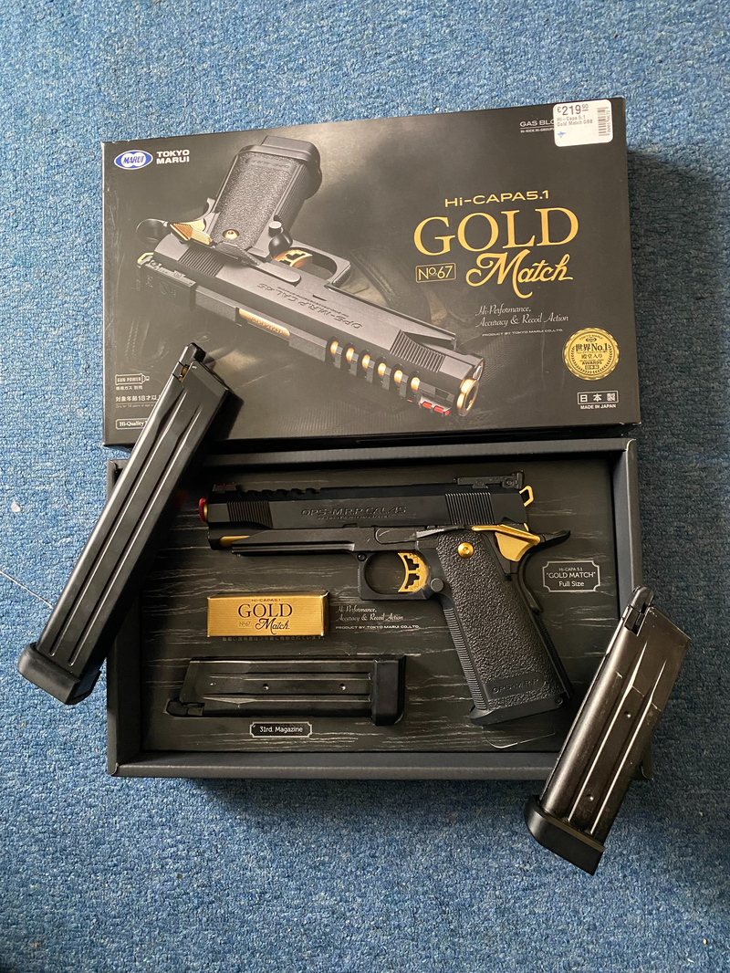 Image 1 for Hi-capa 5.1 Gold Match