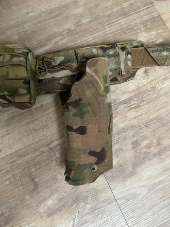 Bild 2 für WAS Low Profile Direct Action MK1 Shooters Belt MultiCam + Safariland Glock 17+ Surefire holster