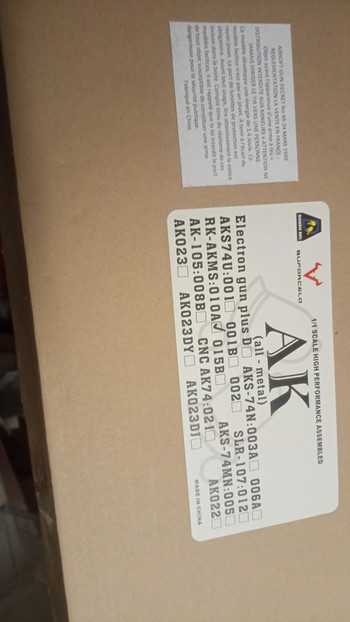 Afbeelding 3 van E&L metal and wood AEG AKMS with battleaxe spare mags