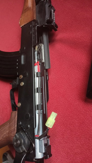 Imagen 3 de E&L metal and wood AEG AKMS with battleaxe spare mags