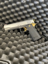 Image for Hi capa 5.1 gold match met upgrades, 1x gebruikt!