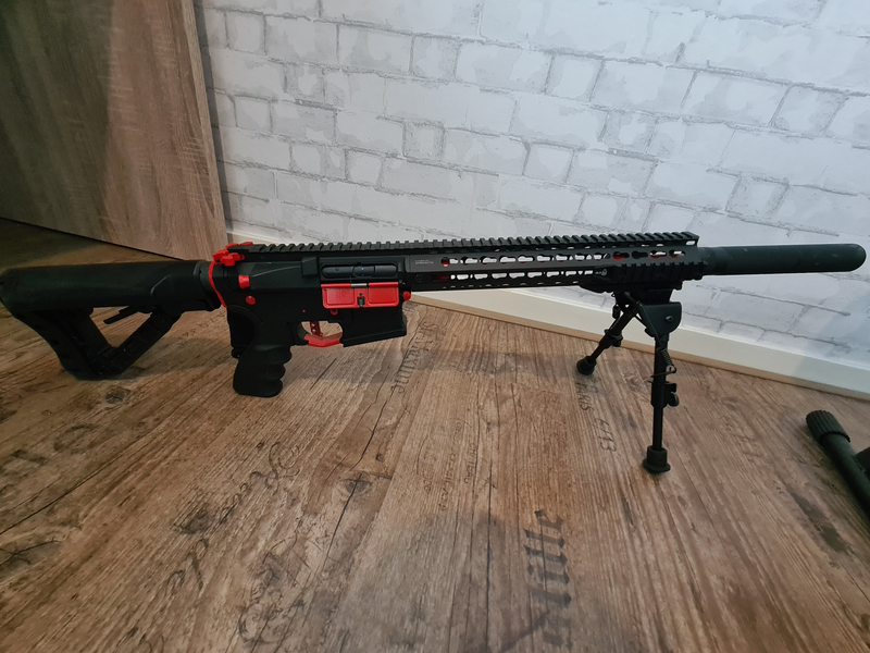 Afbeelding 1 van TKA G&G CM16 SRXL (red edition) DMR build