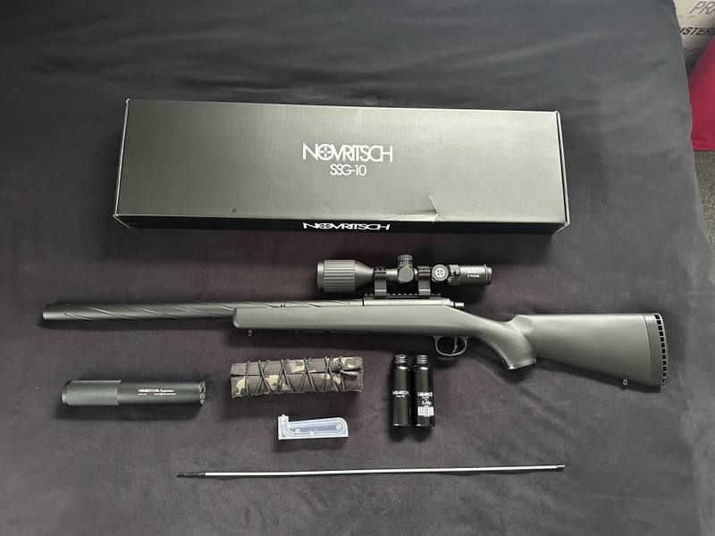Image 1 for Novritsch SSG 10 7,5J with Scope and Silencer
