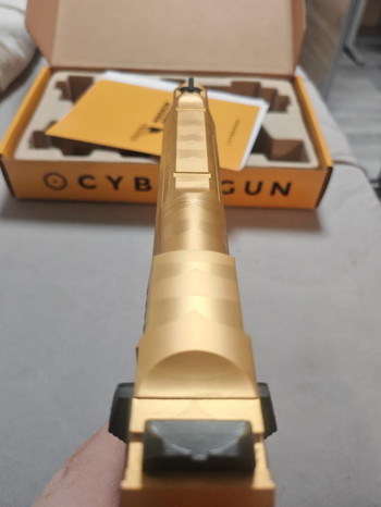 Image 6 for Cybergun Desert Eagle Gold Tiger Stripe Edition full metal GBB