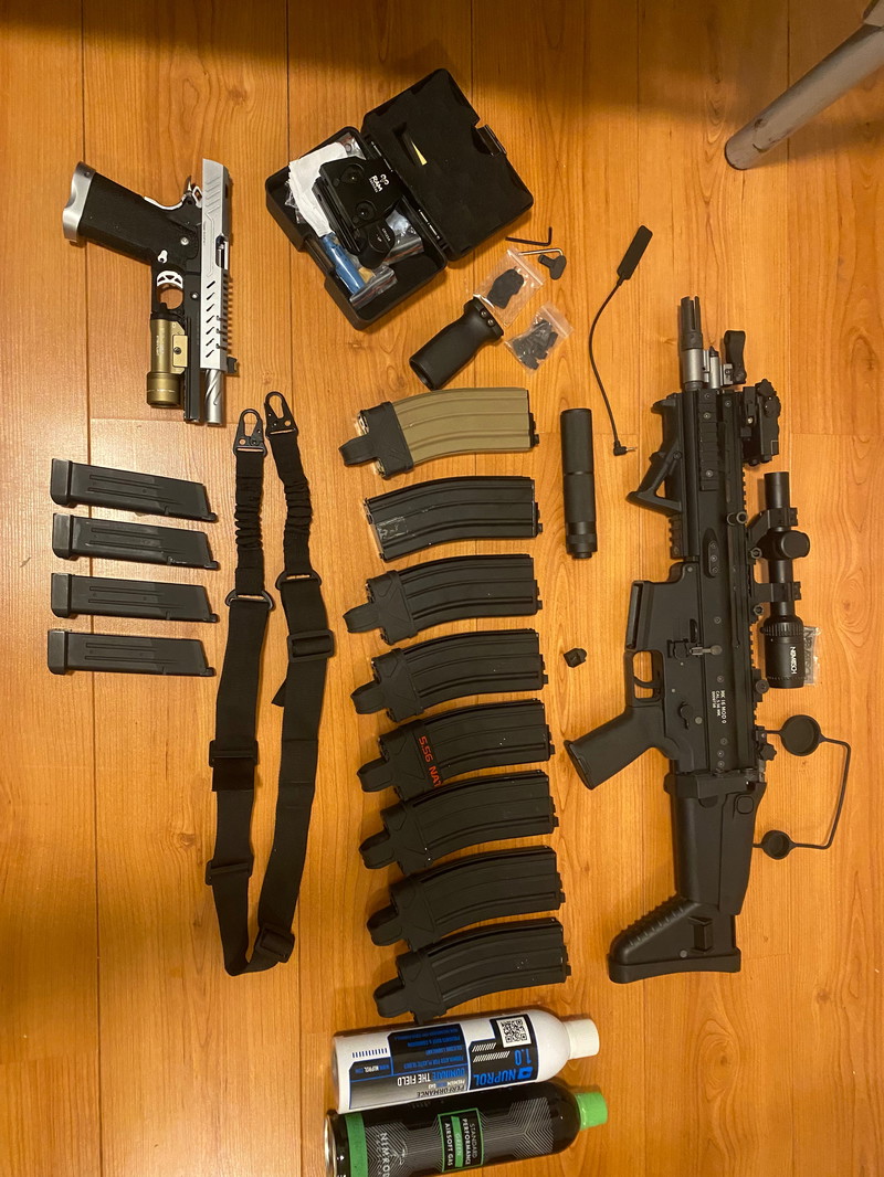 Image 1 for WE SCAR-L GBB + 8 MAGS + VORSK HI CAPA