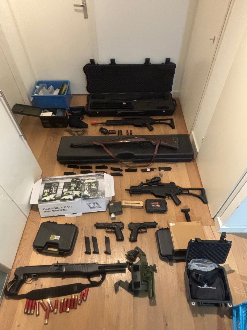 Afbeelding 1 van Hele airsoft verzameling