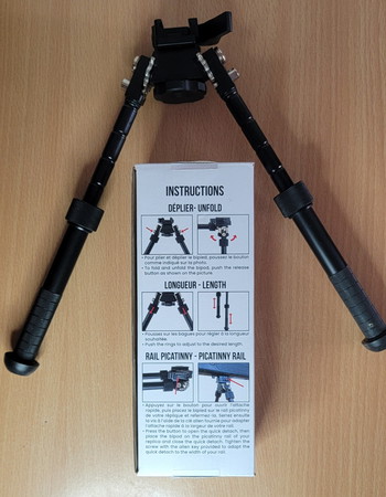 Image 3 for Swiss Arms QD fast attach tactical bipod