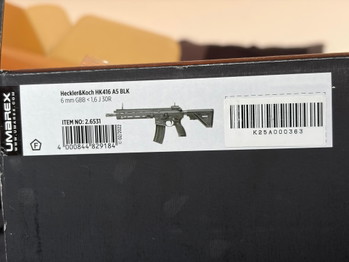 Afbeelding 4 van VFC HK416A5 GBBR (CO2) - F-mark, semi-only - geüpgraded - incl. 7 CO2-mags en originele doos