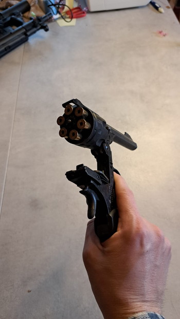 Bild 3 für WinGun airsoft pistol NBB Webley MKVI 455 revolver Co2