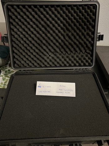 Image 2 for vidaXL Hardcase transportkoffer met schuimvulling zwart