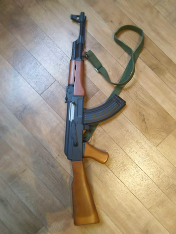 Imagen 3 de AK real wood/full metal + mag + sling.