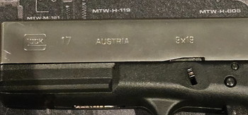 Bild 5 für WE Glock 17 Gen 4 met markings GBB