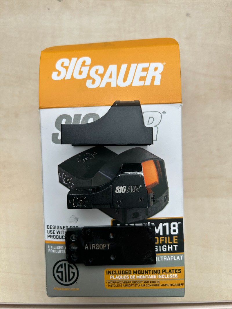 Afbeelding 1 van Sig Sauer Proforce/SigAir Low Profile Reflex Sight voor P320 M17/M18